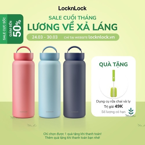 Bình giữ nhiệt Lock&amp;Lock Jumbo Tumbler 900 ml - LHC4300