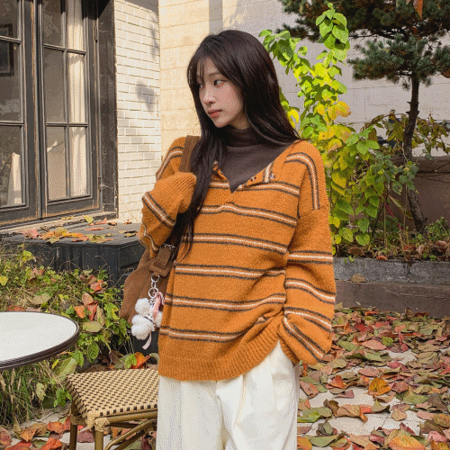 Striped Loose-Fit Top